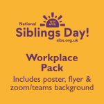 Yellow background, Purple text 'workplace pack'